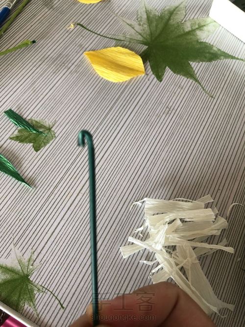 皱纹纸小雏菊，圣洁的爱 第3步