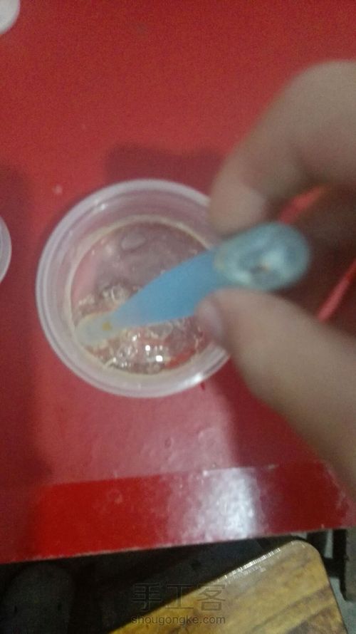 水晶泥哦～ 第6步