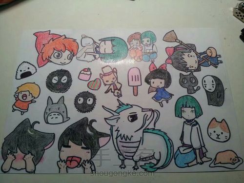 热缩动漫人物 第2步