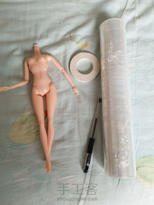 芭比鱼,尾裙纸样,打版教程 第1步