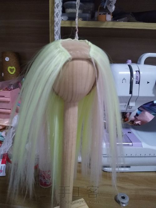 bjd假发教程 第12步