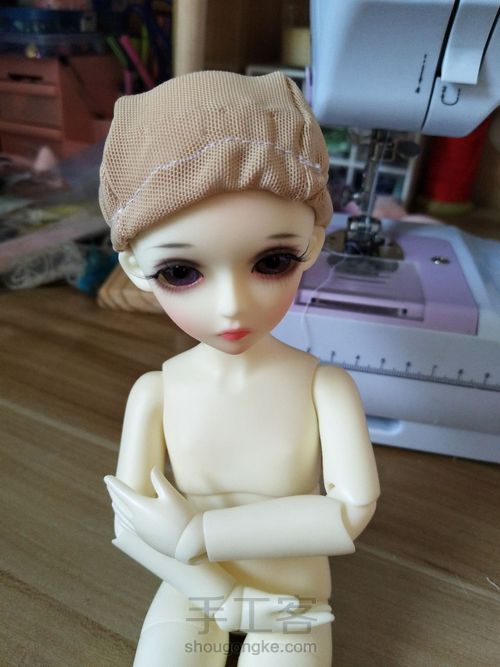 bjd假发教程 第8步