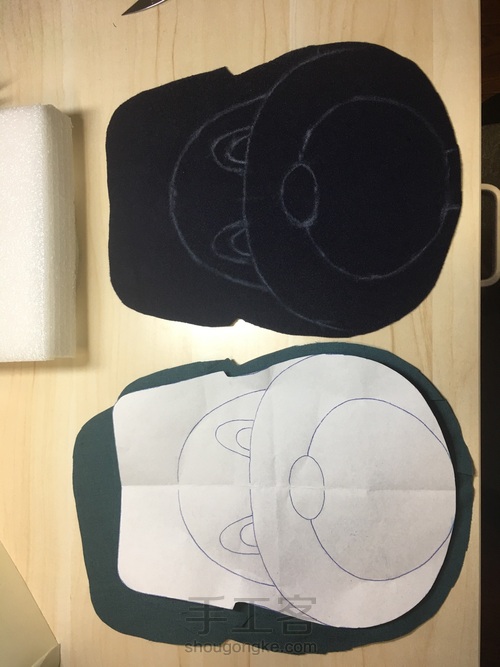 圣诞鹿🦌羊毛口金包 第4步