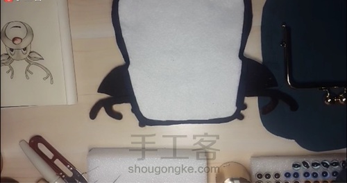 圣诞鹿🦌羊毛口金包 第13步