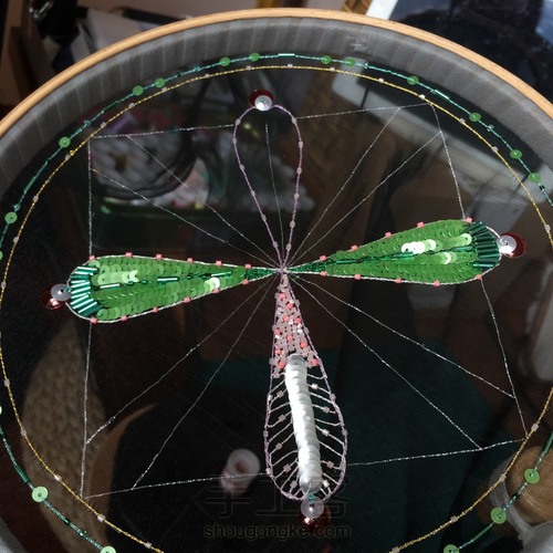 法绣欧根纱作品 第11步