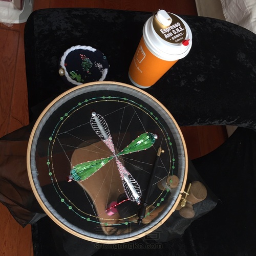 法绣欧根纱作品 第15步