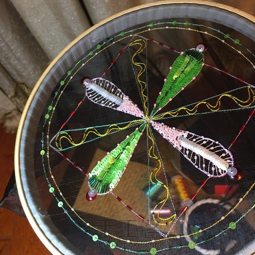 法绣欧根纱作品 第20步