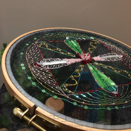 法绣欧根纱作品 第23步