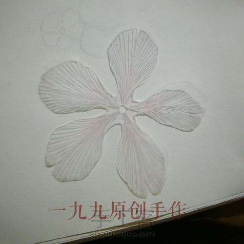 【原创】热缩之九式樱花胸针 第3步