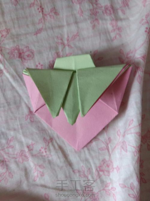 草莓🍓折纸 第7步