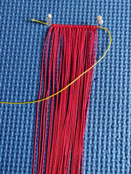 双面喜字牌 第2步