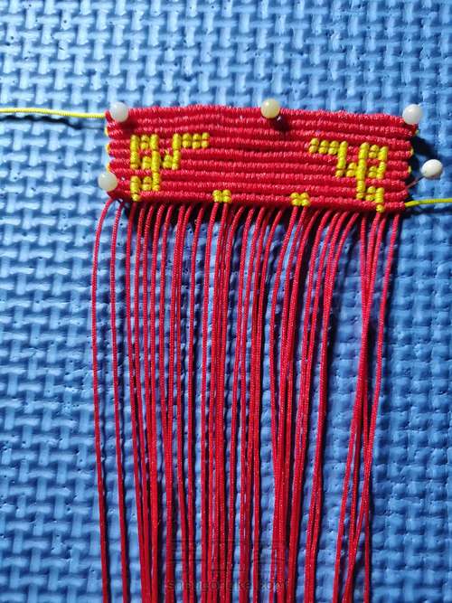 双面喜字牌 第7步