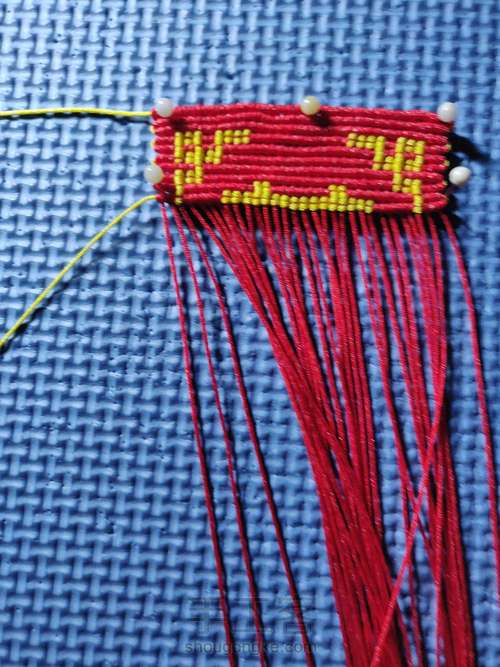 双面喜字牌 第8步