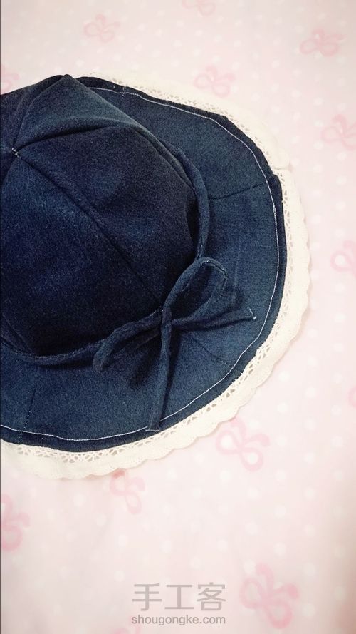 大沿帽，森系 第2步