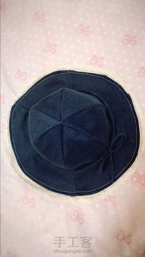 大沿帽，森系 第3步