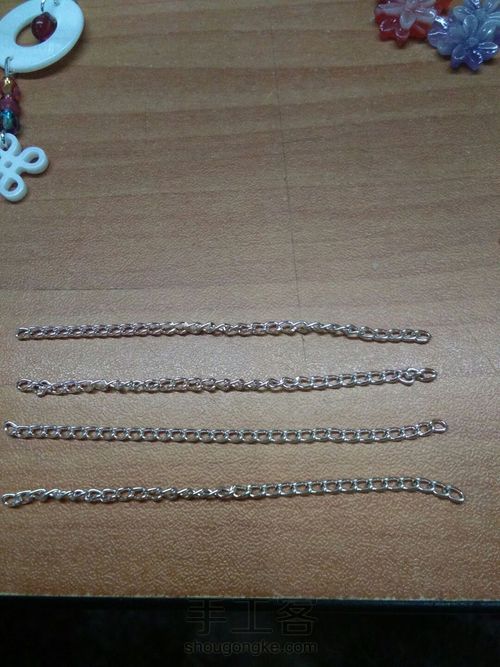新手材料包教程6——流苏小对钗 第5步
