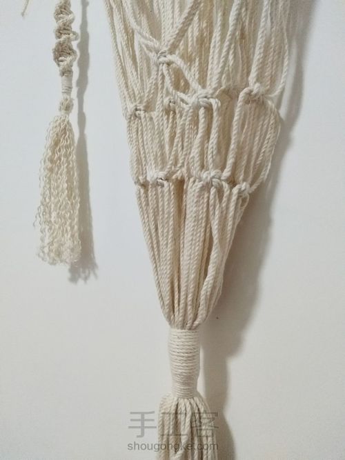 自制“挂毯”来“插花” 第7步