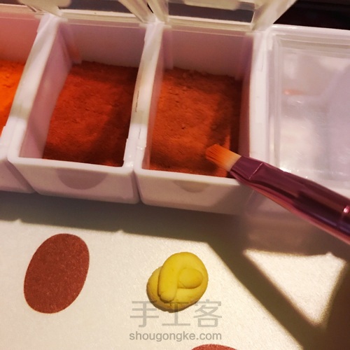 粘土食玩-超轻粘土面包 第7步