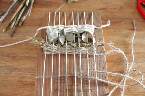 干花编织挂件/摆件 第9步