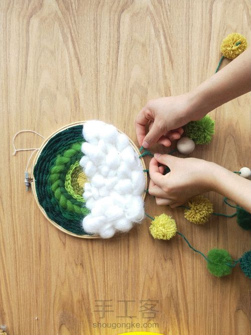 盛夏原创编织挂毯 第20步