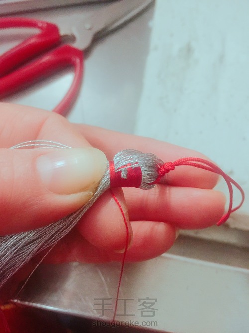 银扫把挑吉字 第9步