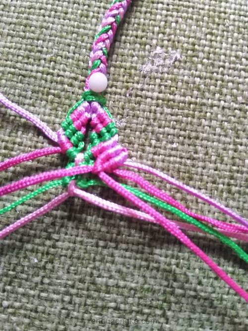 尾扣编制过程记录 第14步