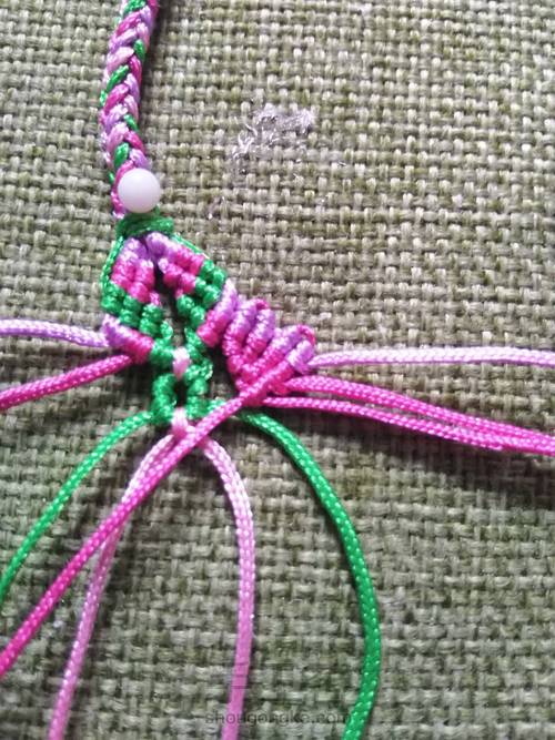 尾扣编制过程记录 第16步