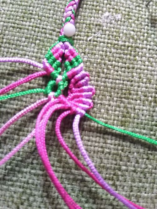 尾扣编制过程记录 第19步