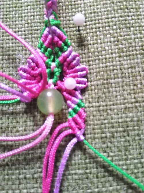 尾扣编制过程记录 第22步