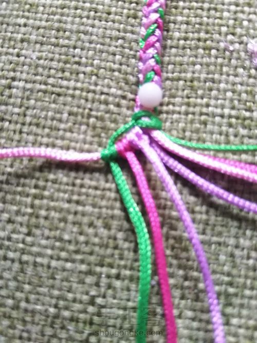 尾扣编制过程记录 第3步