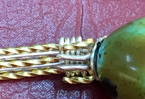 绕线手镯 第2步