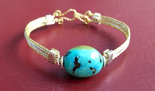 绕线手镯 第8步