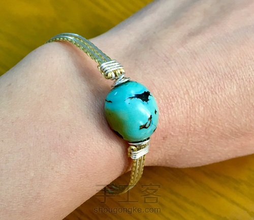 绕线手镯 第10步