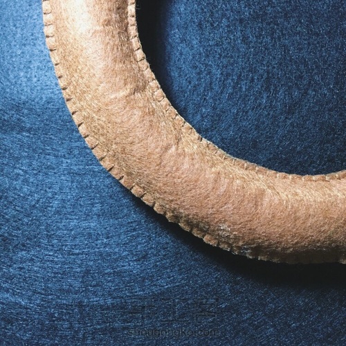 不织布圣诞花环 第1步