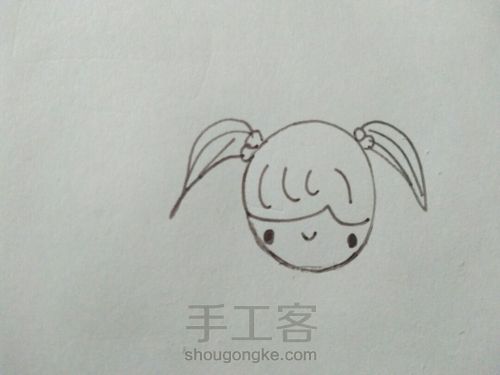 教你用小孩儿的思维画画，（萌萌的小人） 第6步