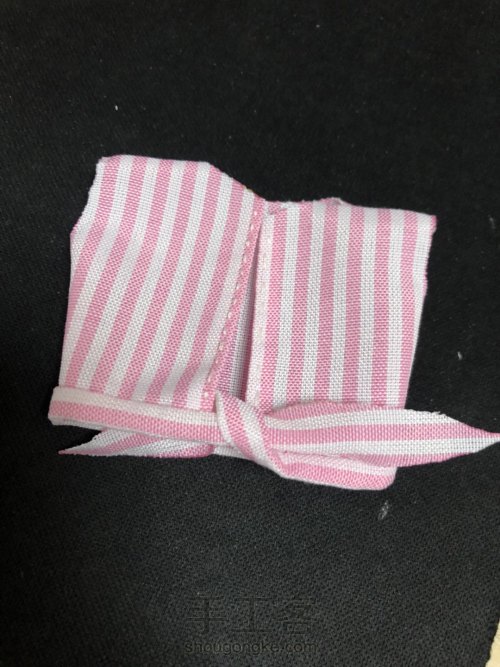 粉粉哒条纹套装，美哦！ 第8步