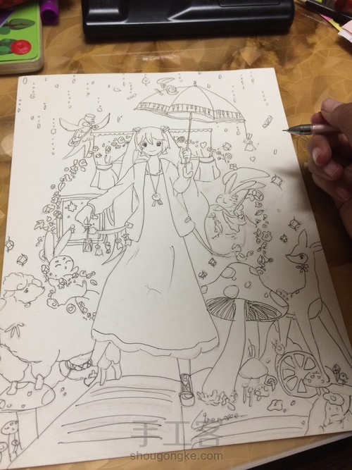 教你画美丽的二次元人物 第2步