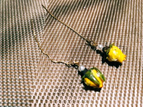 独一无二的干花耳环 第5步