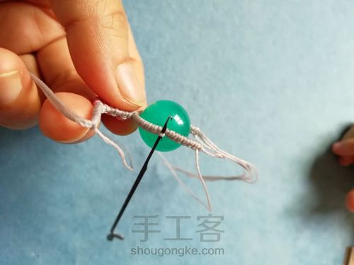 圆珠子款的萌萌小猫咪 第11步