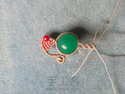 圆珠子款的萌萌小猫咪 第14步