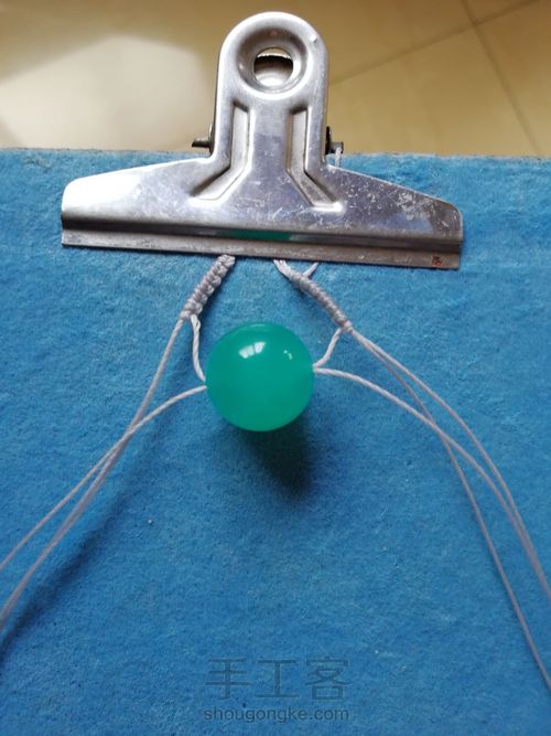 圆珠子款的萌萌小猫咪 第4步