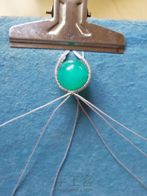 圆珠子款的萌萌小猫咪 第6步