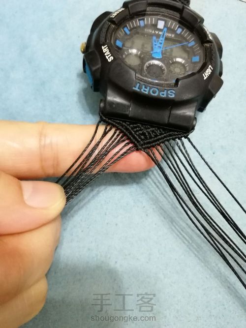 编织手表带 第14步