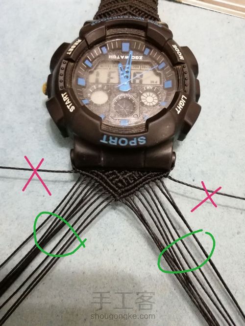 编织手表带 第15步