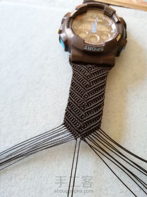 编织手表带 第19步