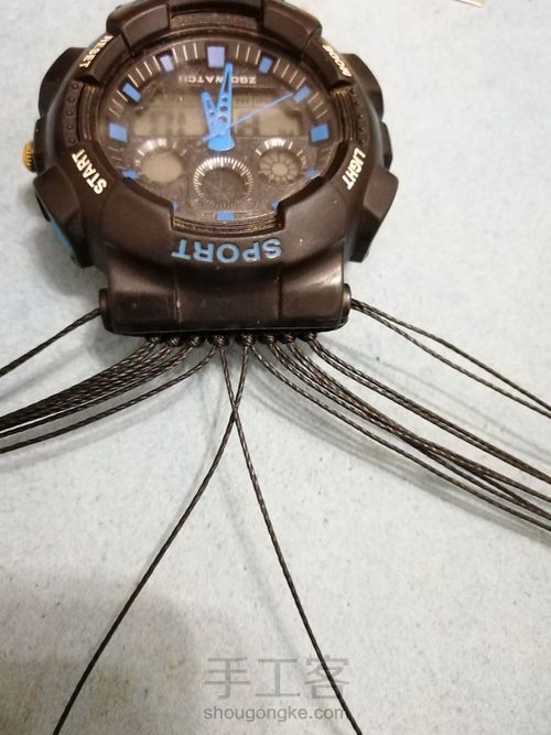 编织手表带 第2步