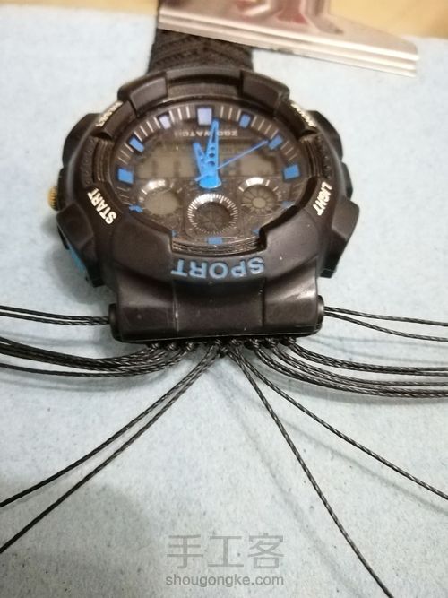 编织手表带 第3步