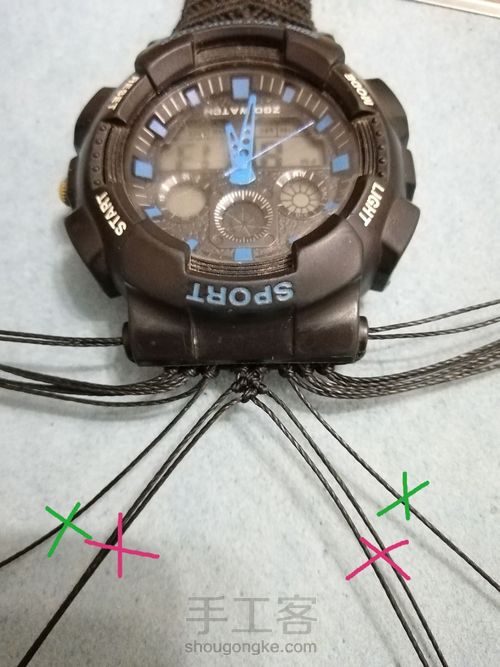 编织手表带 第7步