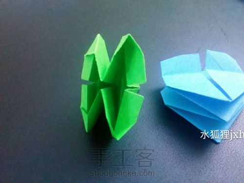 无限翻玩具组合折纸烟花（超详细）水狐狸jxh教程 第24步
