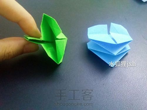无限翻玩具组合折纸烟花（超详细）水狐狸jxh教程 第25步